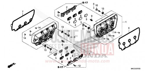 CYLINDER HEAD COVER GL1800DAK de 2019